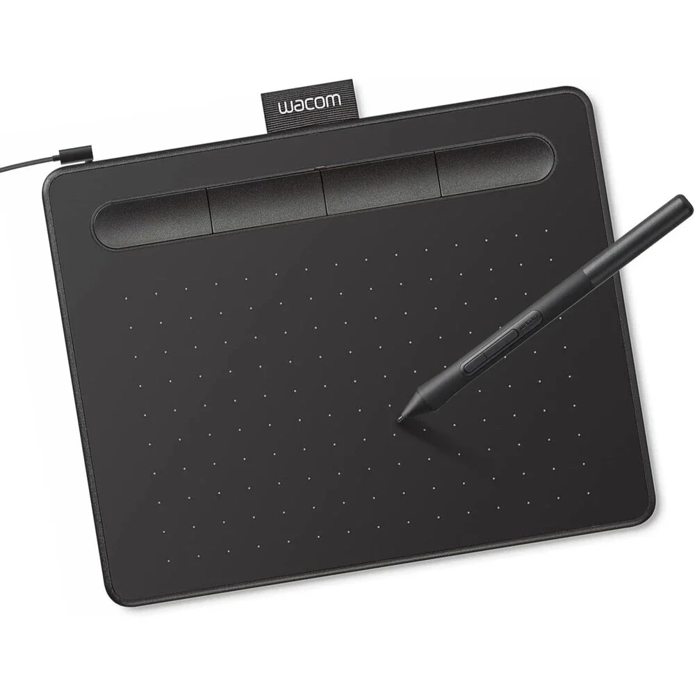 Wacom Intuos Small Graphics Drawing Tablet Black - 4 ExpressKeys CTL4100